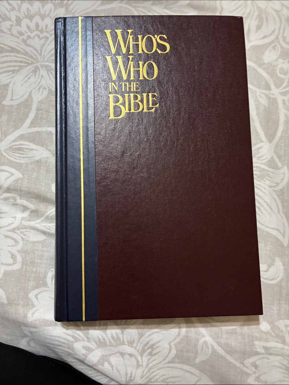 Who's Who in the Bible Hardcover Book - Brown & Black